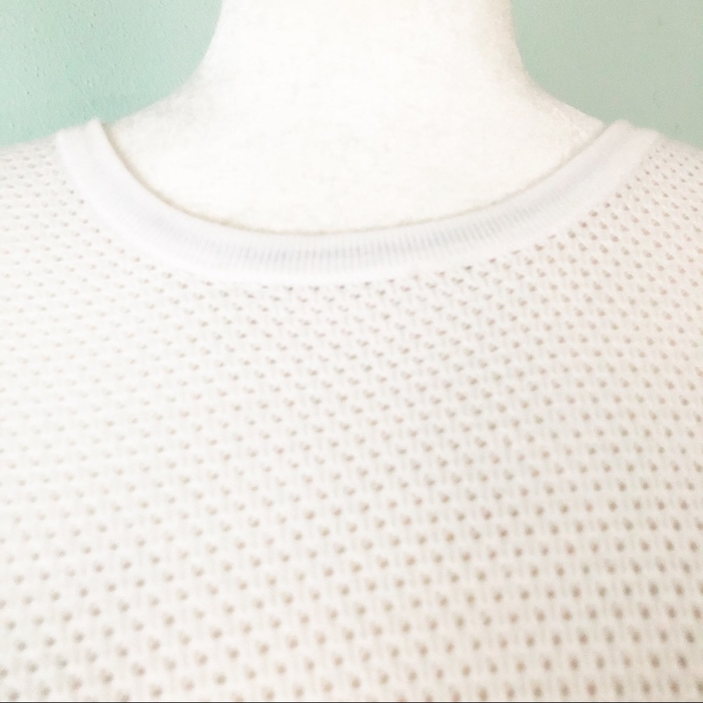 Rag & Bone Lightweight Mesh Splitback Knit Top - Picture 4 of 10